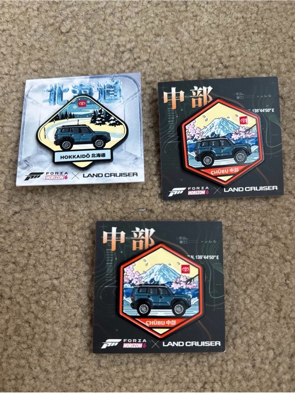 Forza Horizon 6 Land Cruiser Pins Set